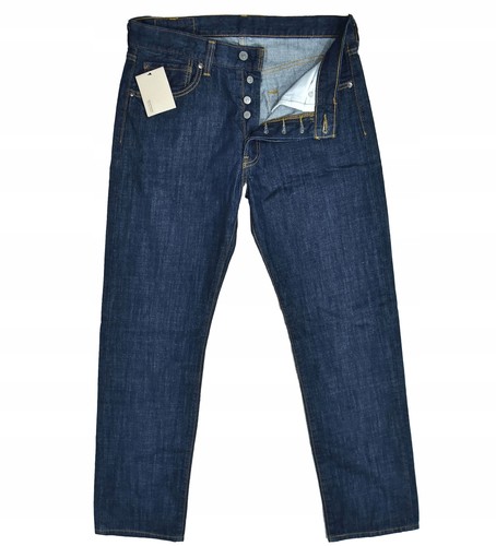 Levis 501 straight leg button - leg,