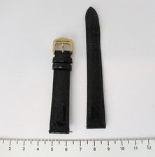 Cinturino Baume & Mercier in Pelle di Coccodrillo nera - Ansa 14mm