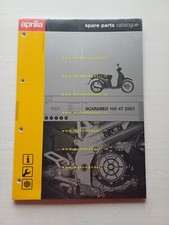 Aprilia 100 Scarabeo 4T 2001 catalogo ricambi TELAIO originale vers. 00