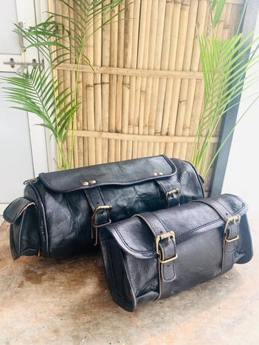 Borsa moto nuova nera vera - borsa,
