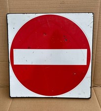 CARTELLO STRADALE Vintage cm