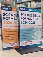 Editest Scienze della Formazione 2024-2025 KIT 2 Tomi (Teoria&Test, 3000 Quiz)