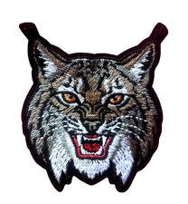 Iron-On Lynx Embroidery Patch