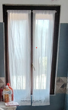 stock di 6 porta finestre e 3 finestre usate ma come nuove colore marrone in pvc