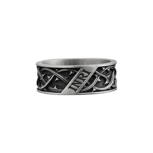 Anello fascia crocifisso con - anello,
