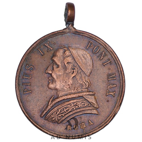 Vatican medaglia papale 1877 - medaglia,