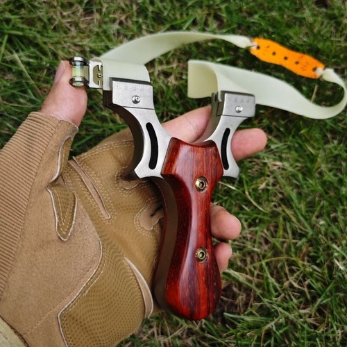 Set fionda manico legno per - set,