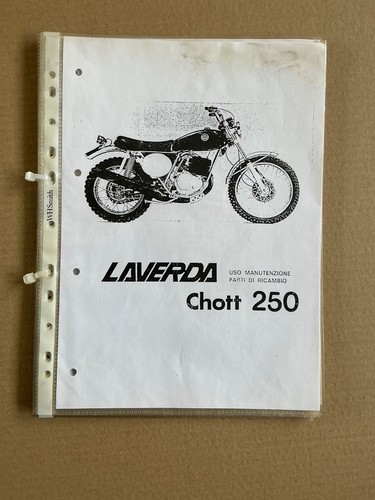 Laverda chott 250 manuale - 250, tr