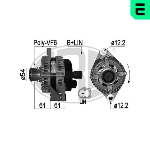 Generatore alternatore era - generatore,
