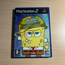 Spongebob Battle For Bikini Bottom PlayStation 2 Ps2 Ottime Condizioni Completo 
