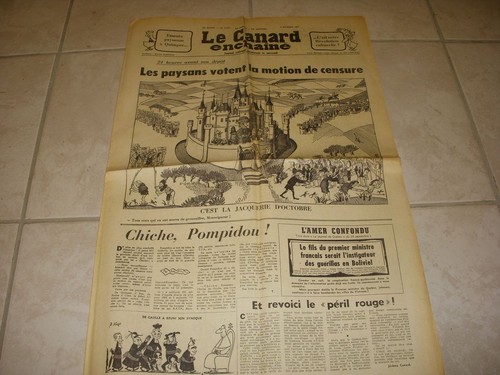 Canard enchaine 2450 - canard,