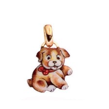Ciondolo cagnolino seduto