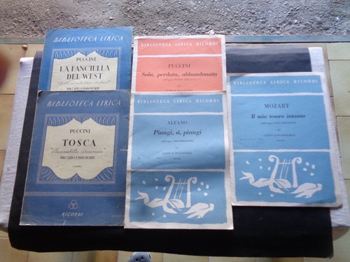 Spartiti musicali epoca - spartiti,