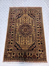 Tappeto afgano fatto a mano Mazar-e-Sharif 5,15 x 3,47 piedi | autentico tribale di lana Belgio C