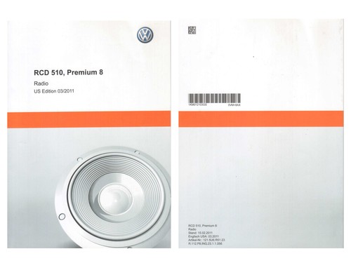 Manuale radio rcd - vw,