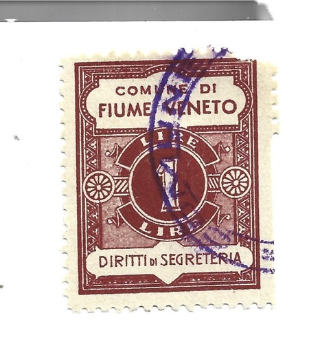 Marca comunale di fiume - m,