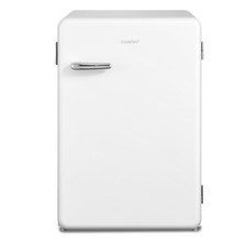 COMFEE' RCD113WH2RT(E) Frigorifero Piccolo con Freezer, 116 Litri, Design Retrò,