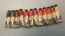 12  tubes de peinture a l' huile fine Sennelier Rive Gauche 40ml  neuf