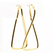 Orecchini oro 18 kt uomo/donna 18 carati 750/1000 gioiello unisex elegante