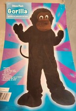 Costume Gorilla Nero Peluche