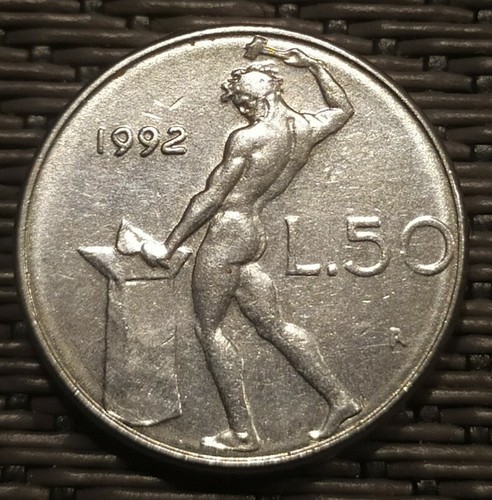 Lire moneta piccola 1992 - lire,