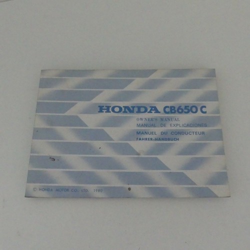 Manuale originale honda 650 - manuale,