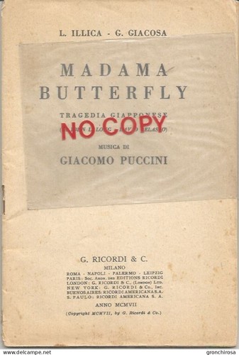 Libretto opera lirica illica - opera,
