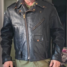 Giacca pelle vintage LESCO