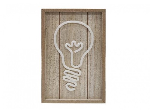 Lampada led legno forma - lampada,