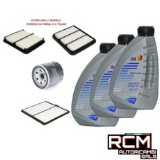 Kit Tagliando Filtri Aria Olio Abitacolo 3lt Q8 5w30 Chevrolet Matiz 0.8 1.0cc