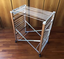 Foppapedretti Stendibiancheria pieghevole Gulliver in legno di faggio verniciato