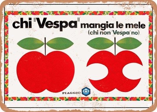 Insegna metallo 1969 - insegna, piaggio