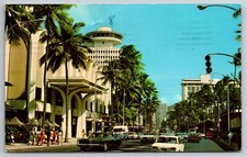 Vintage Postcard HI Waikiki