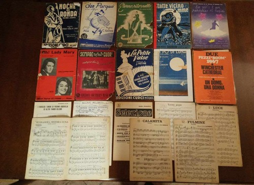 Spartiti musicali anni - -,