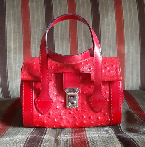 Borsa manici mano rossa in - borsa,