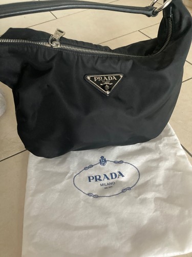 Borsa spalla prada nera - prada,