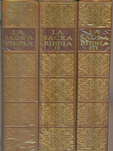 Sacra bibbia 3 volumi - la, bibbia.