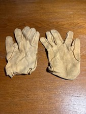 Coppia di guanti italiani da Ufficiale IIGM  in  pelle bianca-Regio Esercito 2GM
