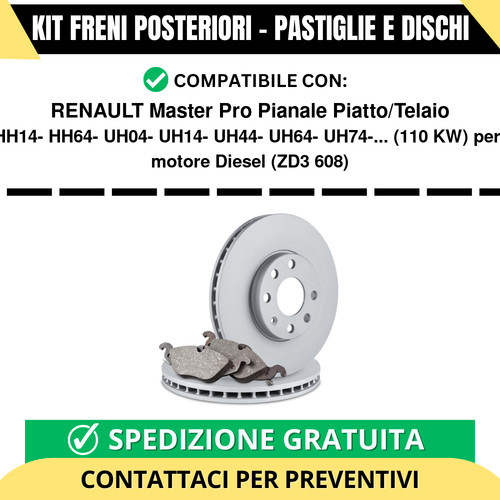 Kit freni posteriori renault - posteriori,