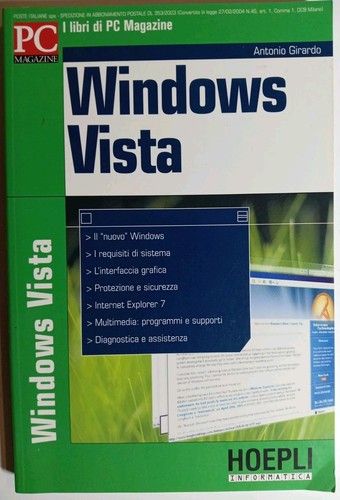 Manuale windows vista antonio - manuale,