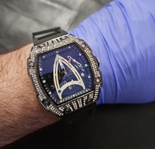 Men's Black Tourbillon Watch