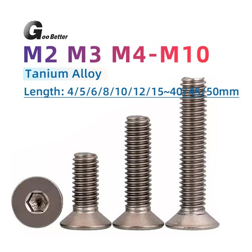 Bullone titanio ta2 m3 - in, m2