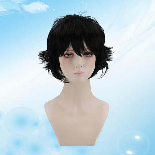 Parrucca cosplay nera afro - nera,