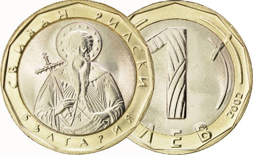Moneta bimetallica bulgaria - moneta,
