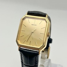 Seiko Mens Wristwatch Gold
