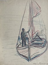 2 Persone Su Una Barca A Vela