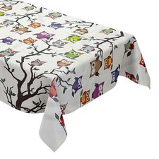 Tela Cerata Tovaglia Gufo