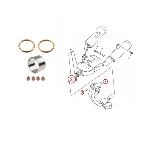 Yamaha tdm 850 kit guarnizioni - 850,