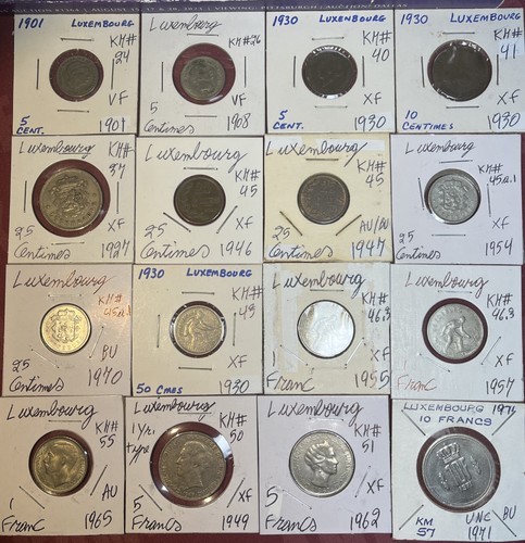 Lotto monete lussemburgo - lotto,