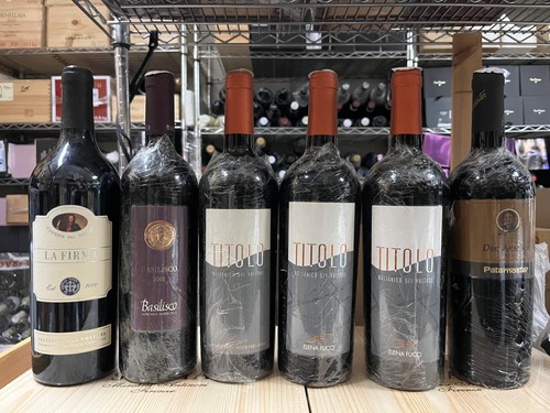 Lotto7 bottiglie aglianico - aglianico, del